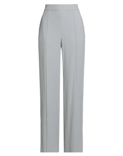 Liviana Conti Woman Pants Light Grey Size 6 Viscose, Acetate