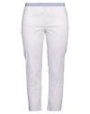 Liviana Conti Woman Pants Lilac Size 8 Cotton, Polyamide, Elastane In Purple