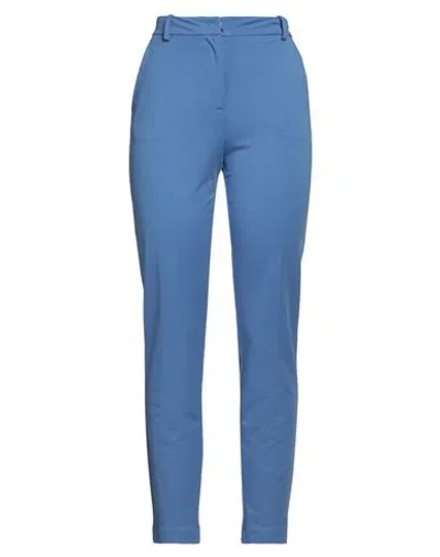 Liviana Conti Woman Pants Lilac Size 8 Viscose, Polyamide, Elastane In Purple