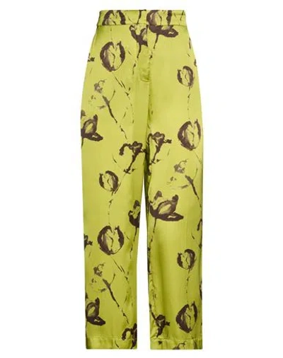 Liviana Conti Woman Pants Lime Green Size 2 Viscose In Multi