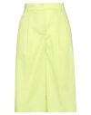 Liviana Conti Woman Pants Lime Green Size 6 Cotton, Polyamide, Elastane In Green