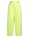 Liviana Conti Woman Pants Lime Green Size 6 Viscose, Polyamide, Elastane