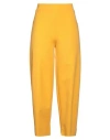 Liviana Conti Woman Pants Marigold Size 10 Viscose, Polyamide, Elastane In Yellow