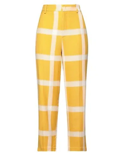 Liviana Conti Woman Pants Marigold Size 6 Virgin Wool, Viscose In Yellow