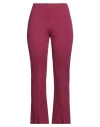 Liviana Conti Woman Pants Mauve Size 6 Viscose, Polyamide, Elastane In Purple