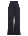 Liviana Conti Woman Pants Midnight Blue Size 10 Viscose, Polyamide, Elastane In Blue