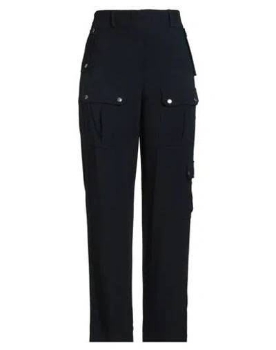 Liviana Conti Woman Pants Navy Size 8 Viscose, Acetate In Black