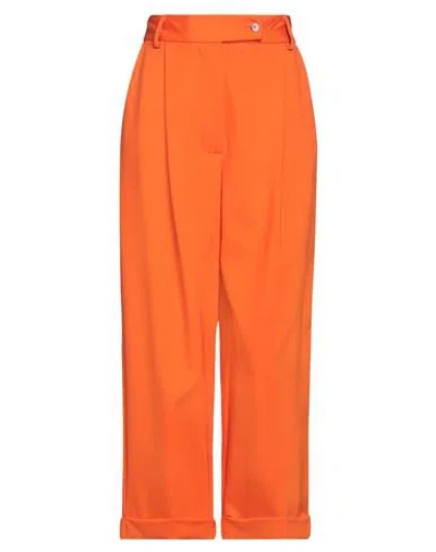 Liviana Conti Woman Pants Orange Size 2 Viscose, Polyamide, Elastane