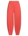 Liviana Conti Woman Pants Orange Size 4 Viscose, Polyamide, Elastane In Red