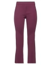Liviana Conti Woman Pants Plum Size 6 Polyamide, Elastane In Purple