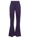 Liviana Conti Woman Pants Purple Size 8 Viscose, Polyamide, Elastane In Purple