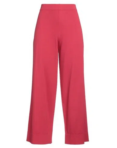 Liviana Conti Woman Pants Red Size 4 Viscose, Polyamide