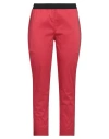 Liviana Conti Woman Pants Red Size 6 Cotton, Polyamide, Elastane
