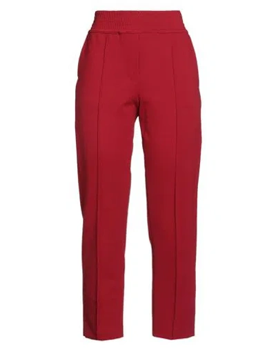 Liviana Conti Woman Pants Red Size 6 Viscose, Polyamide, Elastane