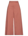 Liviana Conti Woman Pants Rust Size 6 Cotton, Polyamide, Elastane In Red