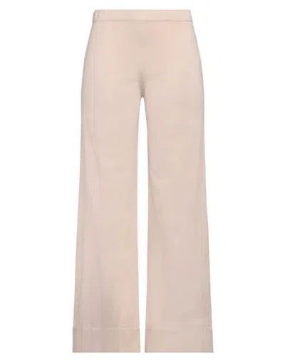 Liviana Conti Woman Pants Sand Size 6 Cotton In Beige