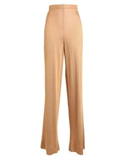 Liviana Conti Woman Pants Sand Size 6 Viscose