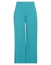 Liviana Conti Woman Pants Turquoise Size 10 Viscose, Polyamide In Blue