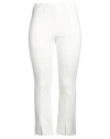 Liviana Conti Woman Pants White Size 10 Viscose, Polyamide, Elastane