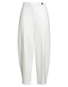 Liviana Conti Woman Pants White Size 10 Viscose, Polyamide, Elastane In White