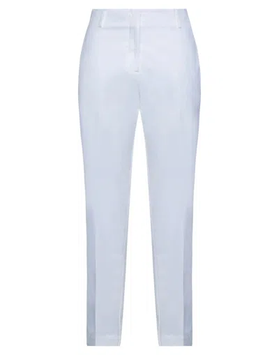 Liviana Conti Woman Pants White Size 12 Cotton