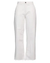 Liviana Conti Woman Pants White Size 28 Cotton