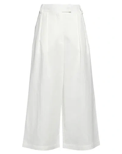 Liviana Conti Woman Pants White Size 6 Viscose, Linen