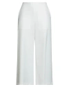 Liviana Conti Woman Pants White Size 8 Polyester, Viscose, Elastane