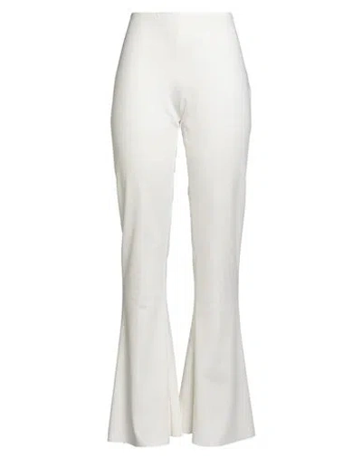 Liviana Conti Woman Pants White Size 8 Viscose, Polyamide, Elastane