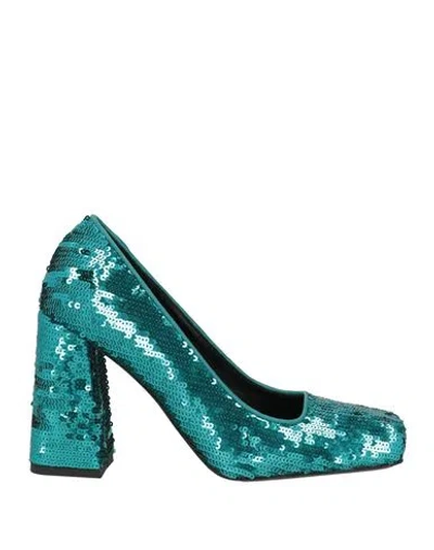 Liviana Conti Woman Pumps Deep Jade Size 9 Polyester In Green