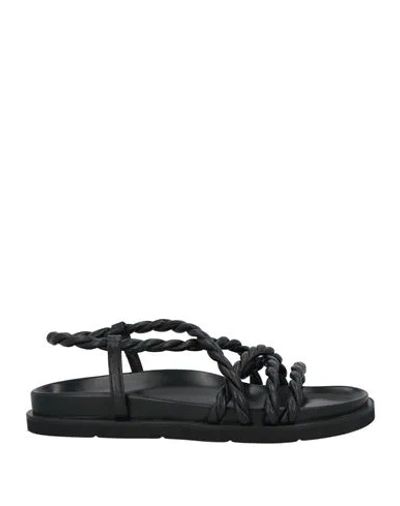 Liviana Conti Woman Sandals Black Size 11 Polyurethane