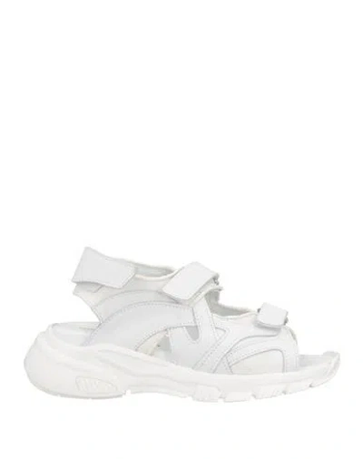 Liviana Conti Woman Sandals White Size 9 Soft Leather
