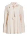 Liviana Conti Woman Shirt Beige Size 8 Viscose, Acetate