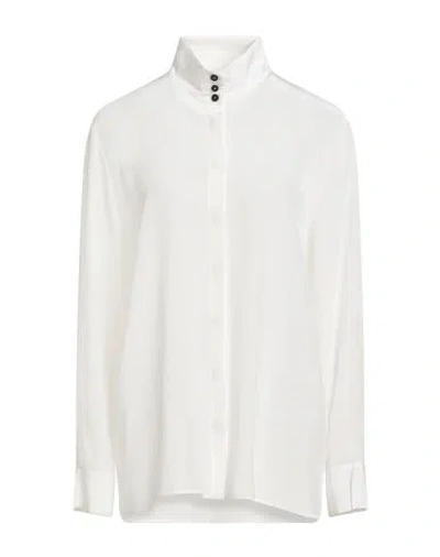 Liviana Conti Woman Shirt White Size 10 Silk