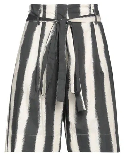 Liviana Conti Woman Shorts & Bermuda Shorts Black Size 6 Cotton, Elastane