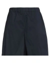 Liviana Conti Woman Shorts & Bermuda Shorts Midnight Blue Size 10 Cotton, Polyamide, Elastane