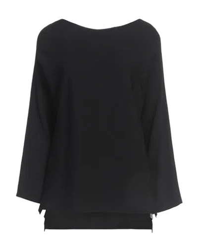 Liviana Conti Woman Sweater Black Size 10 Viscose, Polyamide In Black