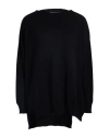 Liviana Conti Woman Sweater Black Size 8 Virgin Wool In Black