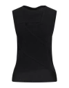 Liviana Conti Woman Sweater Black Size 8 Viscose, Polyamide