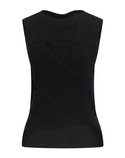 Liviana Conti Woman Sweater Black Size 8 Viscose, Polyamide In Black