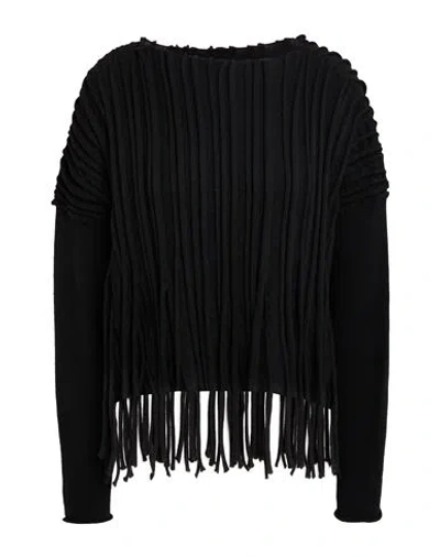 Liviana Conti Woman Sweater Black Size L Virgin Wool