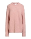 Liviana Conti Woman Sweater Blush Size L Alpaca Wool, Mohair Wool, Polyamide, Elastane In Pink