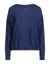 Liviana Conti Woman Sweater Bright Blue Size 8 Virgin Wool