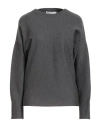 Liviana Conti Woman Sweater Charcoal Size 12 Virgin Wool In Gray