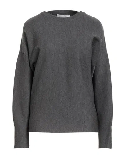 Liviana Conti Woman Sweater Charcoal Size 12 Virgin Wool