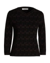 Liviana Conti Woman Sweater Dark Brown Size 10 Viscose, Polyester In Brown