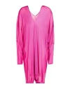 Liviana Conti Woman Sweater Fuchsia Size 8 Viscose In Pink