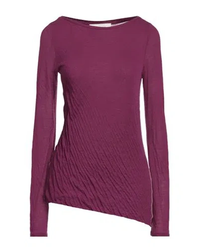 Liviana Conti Woman Sweater Garnet Size L Wool, Polyamide In Red