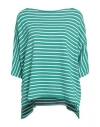Liviana Conti Woman Sweater Green Size S Viscose, Polyamide In Green