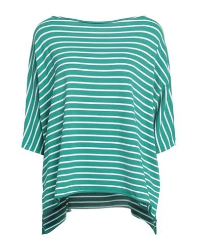 Liviana Conti Woman Sweater Green Size S Viscose, Polyamide